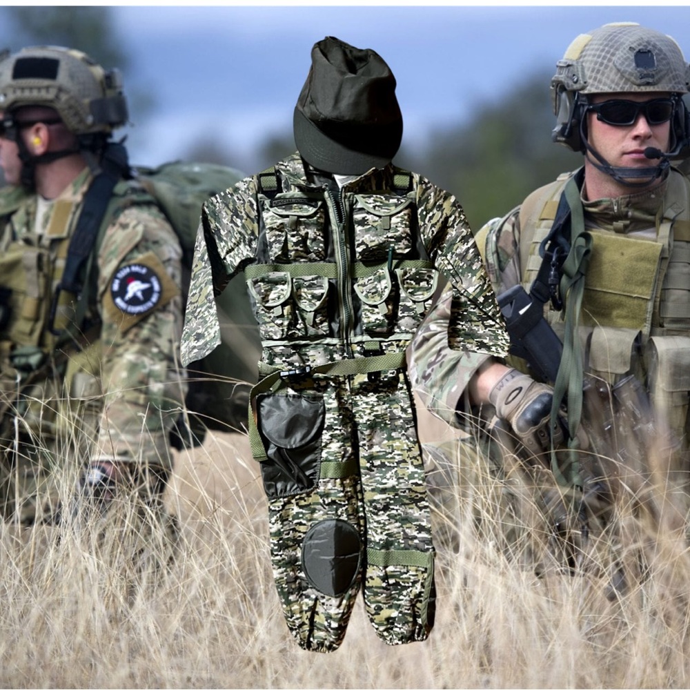 Tee Tot. Special Forces Costume Size 3-4.